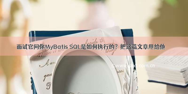 面试官问你MyBatis SQL是如何执行的？把这篇文章甩给他