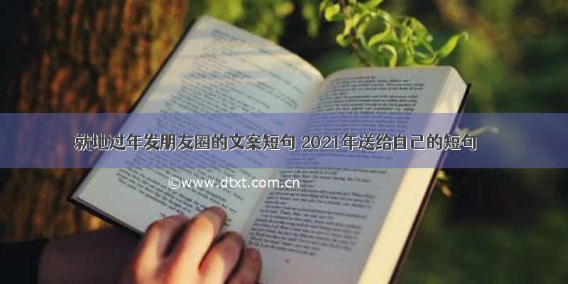 就地过年发朋友圈的文案短句 2021年送给自己的短句