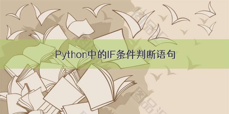 Python中的IF条件判断语句