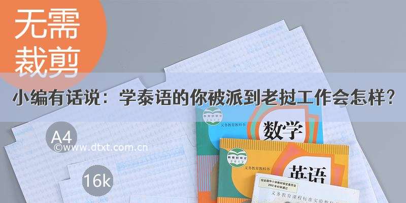 小编有话说：学泰语的你被派到老挝工作会怎样？