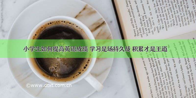 小学生如何提高英语成绩 学习是场持久战 积累才是王道