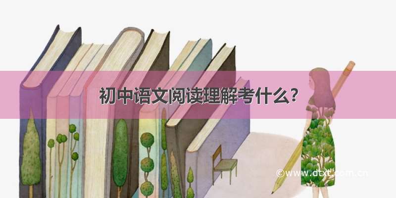 初中语文阅读理解考什么？